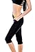 Bakerdani Womens Hot Sweat Pants Neoprene Body Shaper Slimming Shapewear Workout Sauna Suit Thighs Slimmer for Weight Loss