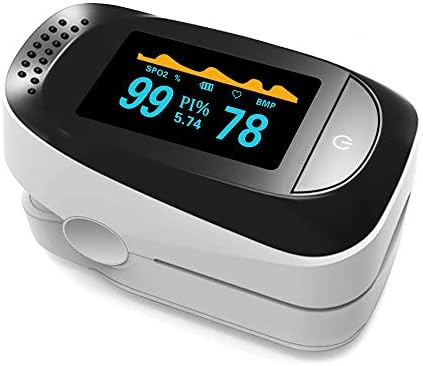 Saturation Monitor for Pulse Rate and SpO2 Level, Suitable for Home, Exercise and Travel Use