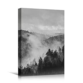 signwin Canvas Wall Art Expressive Landscape Chic Dramatic...