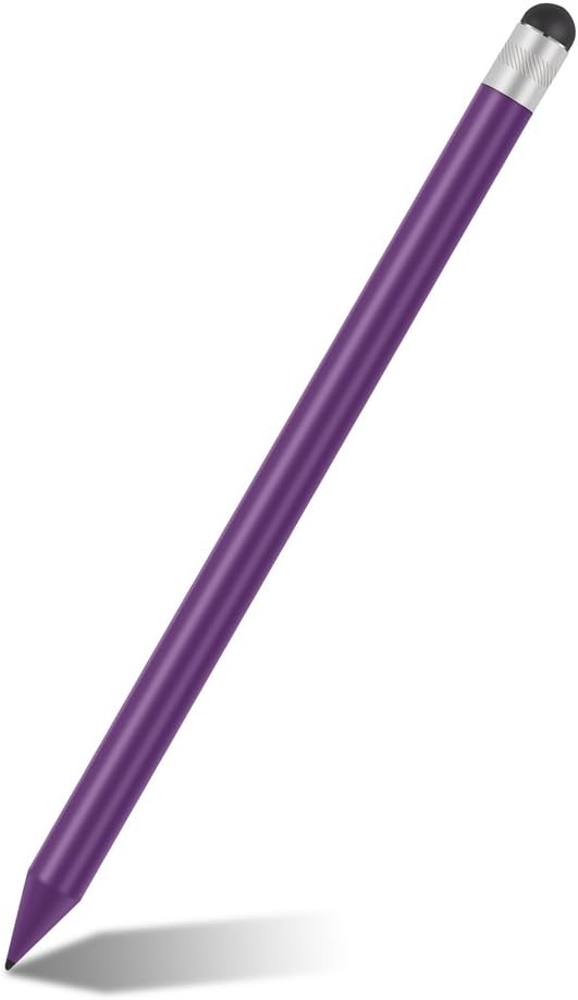Stylus Pen,Replacement Capacitive Touch Screen Stylus Pencil with Soft Rubber Touching Head,Universal Stylus Touch Pen for Phone Tablet PC Computer Pad (Purple) - Image 4