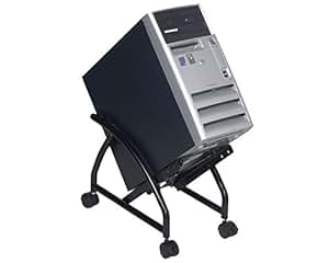 Dataflex Carro para CPU diseño - Caja de Ordenador (PC, Metal, Negro