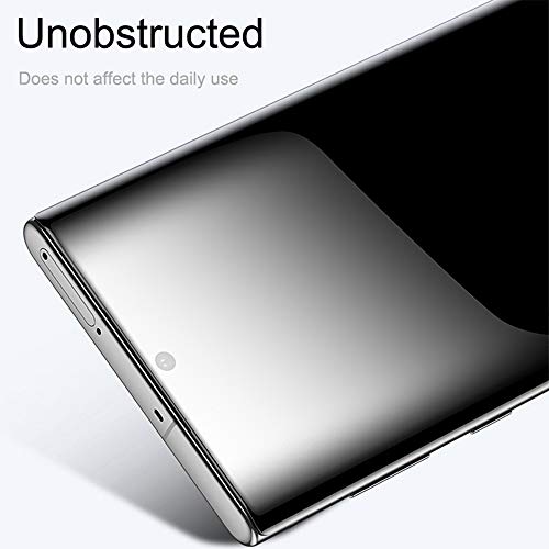 [2 Pack] Galaxy Note 10 Plus Screen Protector Tempered Glass Include a Camera Lens Protector, Screen Protector with 3D Curved HD Clear for Samsung Galaxy Note 10 Plus - Thumbnail 5