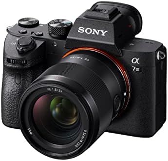 SEL35F18F – 35mm f/1.8 Obiettivo Grandangolare (Full Frame, E-Mount, Leggero e Nitido, Ideale per Street e Reportage, Compatibile con Alpha 7/9/1)