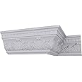 Endurathane Devon Crown Moulding, 4 1/2"H x 3 1/4"P x 5 1/2"F x 94 1/2"L, Factory Primed