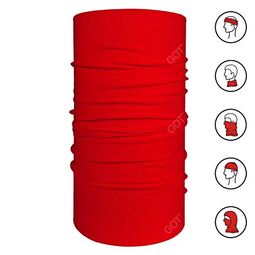 Face Mask Versatile Headwear - Works as Face Shield, Fishing Sun Mask, Neck Gaiter, Headband, Bandana, Balaclava - Multifunctional Breathable Seamless Microfiber