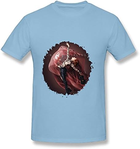 Lindsey Stirling Brave Enough Tour 2016 Poster Design Mens T-Shirts SkyBlue
