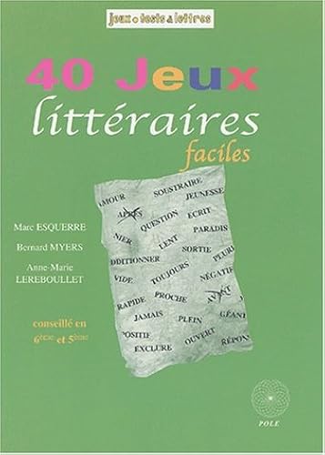 Download Jeux littéraires 6e, 5e PDF
