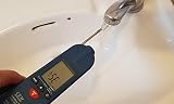 CEM Instruments 3-in-1 Clamp Probe Infrared Thermometer for Water Testing HVAC view 2