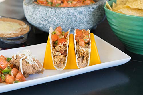 Taco Tender - Oven, Microwave, Dishwasher Safe Taco Holder (2, Maize Yellow) - Thumbnail 3