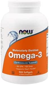 Now Foods Omega-3 - 500 Softgels ( Multi-Pack) : Health \u0026 Household