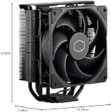 Cooler Master Hyper 212 Black CPU Cooler Aluminium Finish 4 Copper Heat Pipes view 12