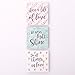 Christian Art Gifts Pink/Teal Refrigerator Magnets | Live A Life of Love | Sparkle Collection Inspirational Fridge Magnet Set/3-2.5”
