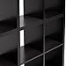 Baxton Studio Sunna Modern Cube Shelving Unit, Dark Brown