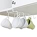 GeLive Under Cabinet Mug Holder Hook Drying Rack Hanger Storage Organizer for Ties and Belts