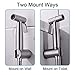 atalawa Bidet Sprayer For Toilet, Handheld Shattaf Bidet Spray for Toilet, Stainless Steel Cloth Diaper Sprayer Kit, Adjustable Water Pressure Bidet Attachment for Washing