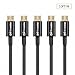 Hi-mobiler® (5-Pack)3.3ft/1M Black High Speed USB2.0 A Male to Micro B Cable with Gold-Plated Connectors for Samsung LG HTC and Other Tablet Smartphone