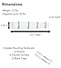 BIRDROCK HOME Wall Mounted Folding Hooks | 4 Folding Coat and Hat Rack Hooks | Satin Nickel Hooks | White Rail