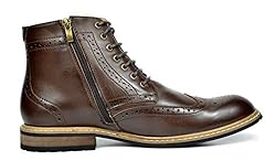 Bruno Marc Men's Dress Ankle Motorcycle Boots