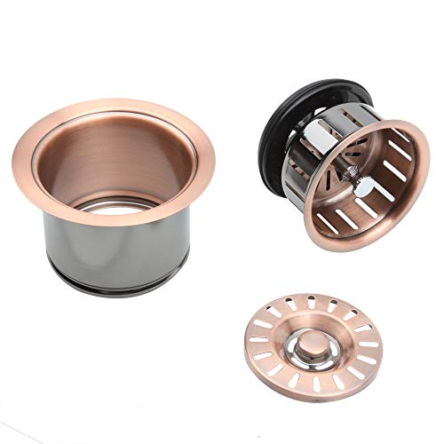 Copper Kitchen Sink Garbage Disposal Flange Stopper, One Size Disposal
