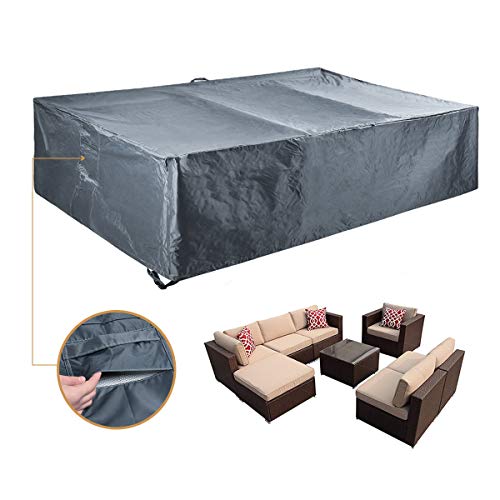 Patio Furniture Set Covers Waterproof Outdoor Sectional Conversation Loveseat Sofa Set Covers Waterproof Patio Table Covers Heavy Duty 128