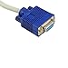 Fullink VGA Monitor Y Splitter 1 Foot -2 Pack
