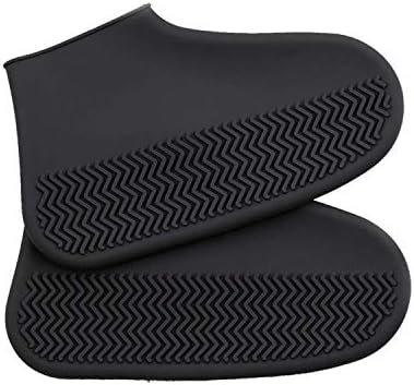 Silicone Overshoes, Blest Guest Shoes Covers Snow Waterproof Reusable Slip Resistant Rain Shoe Cases for Men Women Kids Travel