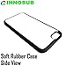 10 x Apple iPhone 6-Rubber-black - blank dye case + inserts for dye Sublimation phone cover / blank Printable case, Made by INNOSUB™ USA