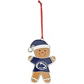 Penn State Nittany Lions Gingerbread Man Metal Christmas Ornament