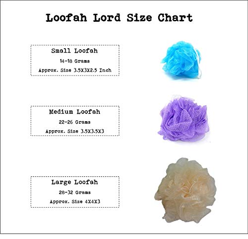Loofah Lord 24 Yellow Bath or Shower Sponge Loofahs Pouf Medium Mesh Wholesale Bulk Lot