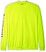 Carhartt Men's Hi-Vis Force Color Enhanced Graphic Long Sleeve T-Shirt, Brite Lime, X-Large
