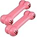 KONG Puppy Goodie Bone Dog Toy, Small, Assorted Pink/Blue