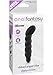 Nasswalk Anal Fantasy Ribbed P-Spot Silicone Vibe Waterproof, 4 Inch, Black