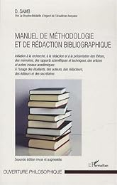 Manuel de méthodologie et de rédaction bibliographique
