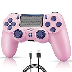 Wiv77 Pink Wireless Controller Compatible with