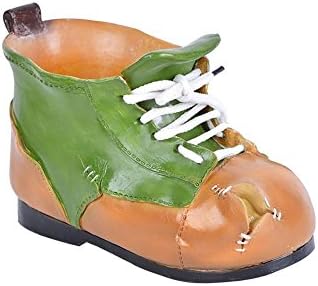 Ruip Creative Resin Shose Shape Flower Pots Succulents Micro Landscape Planter Decorative Garden Home Bar Shop Storage Box Flower Planter