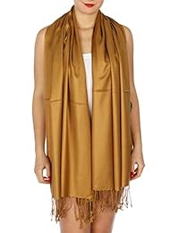 Bufandas Pashmina para damaes grandes de cachemira sentimiento reversible chal envolturas suave bufanda de boda