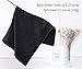 Black Salon Towels (2-Pack, 16 X 27 Inches)-Barber Hand Cotton Towel for Gym, Bath, Spa, Shaving, Shampoo