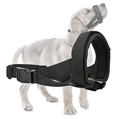 Mayerzon Dog Muzzle for Dogs, Nylon Muzzle for Small, Medium and Large