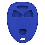 Keyless2Go New Silicone Cover Protective Case for Remote Key Fobs with FCC KOBGT04A OUC60270 OUC60221 - Blue