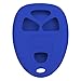 Keyless2Go New Silicone Cover Protective Case for Remote Key Fobs with FCC KOBGT04A OUC60270 OUC60221 - Blue