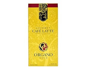 Image of Organo Gold Gourmet Cafe Latte Coffee With Ganoderma Lucidum (1 Box of 20 Sachets)