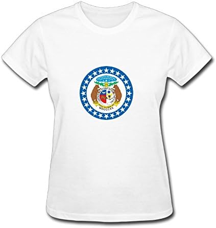 Missouri-StateSeal-NARA Logo T-shirt For Men - XS O-Neck White