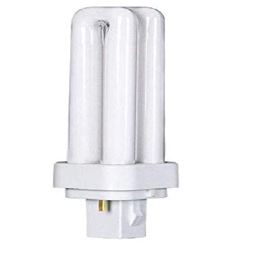 Merriway BH07420 (5 Pcs) Energy Saving CFL G24D Compact Lamps, Double Tube with 2-Pin Base, 18W Cool White - Pack of 5 Pieces