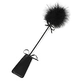Sex Paddle Whip Sex Products Fuzzy For Couples (Black)