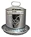 HARRIS FARMS 1000263 Free Range Galvanized Double Wall Poultry Drinker, 2 gallon, Silver primary