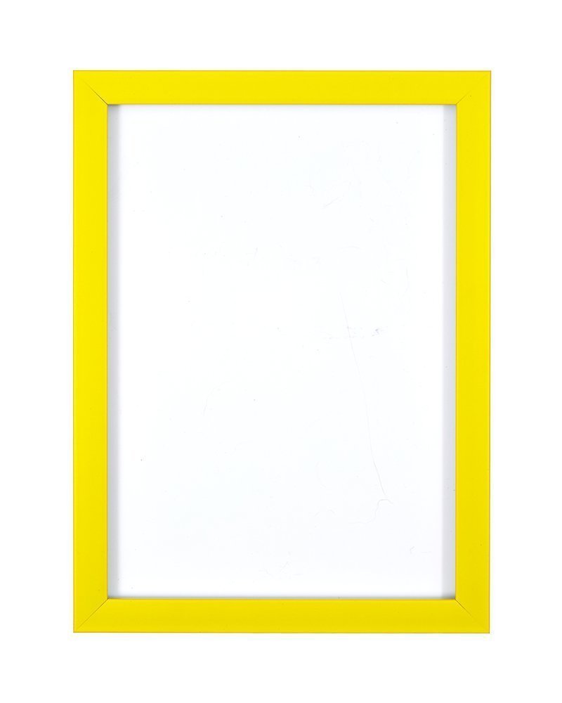 Yellow - A4 - Rainbow Colour Range Picture/Photo/Poster frame with Perspex Sheet - MDF backing board