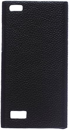 BlackBerry Leap Case, AFLY Genuine Cowhide Leather Protective Skin Back Cover Case for BlackBerry Leap