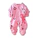 Baby Kids Boy Girl Infant Romper Jumpsuit Bodysuit Cotton Clothes Outfit (3 Months, Pink)