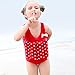 Zerlar Floatation Swimsuits with Adjustable Buoyancy for 1-10 Years Baby Girls (Red, Height:31.5''-35.4''/Weight:19.8lb-26.4lb)