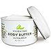 Pure Body Butter Cream for Women and Men – All Natural & Fragrance Free Moisturizer for Dry Skin with Shea Butter + Coconut Oil & Vitamin E – 5 Oz